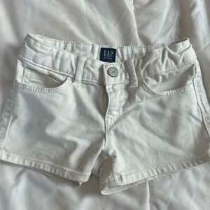 GAP Girls white denim shorts sz 6